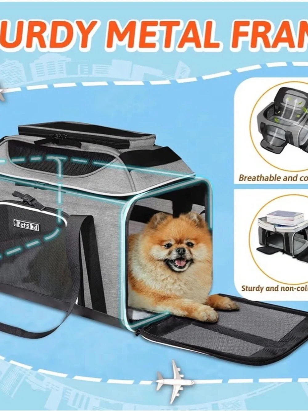 Practically New Airline-Approved Pet Carrier (18x11x11)